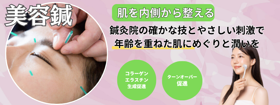 美容鍼メインビジュアル